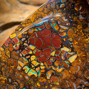 138.8cts - Tribal Yowah Nut Opal. Australian Opal