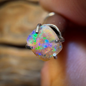 🔨 AUCTION 🔨 No Reserve 0.2cts - Solid Australian Boulder Pipe Opal