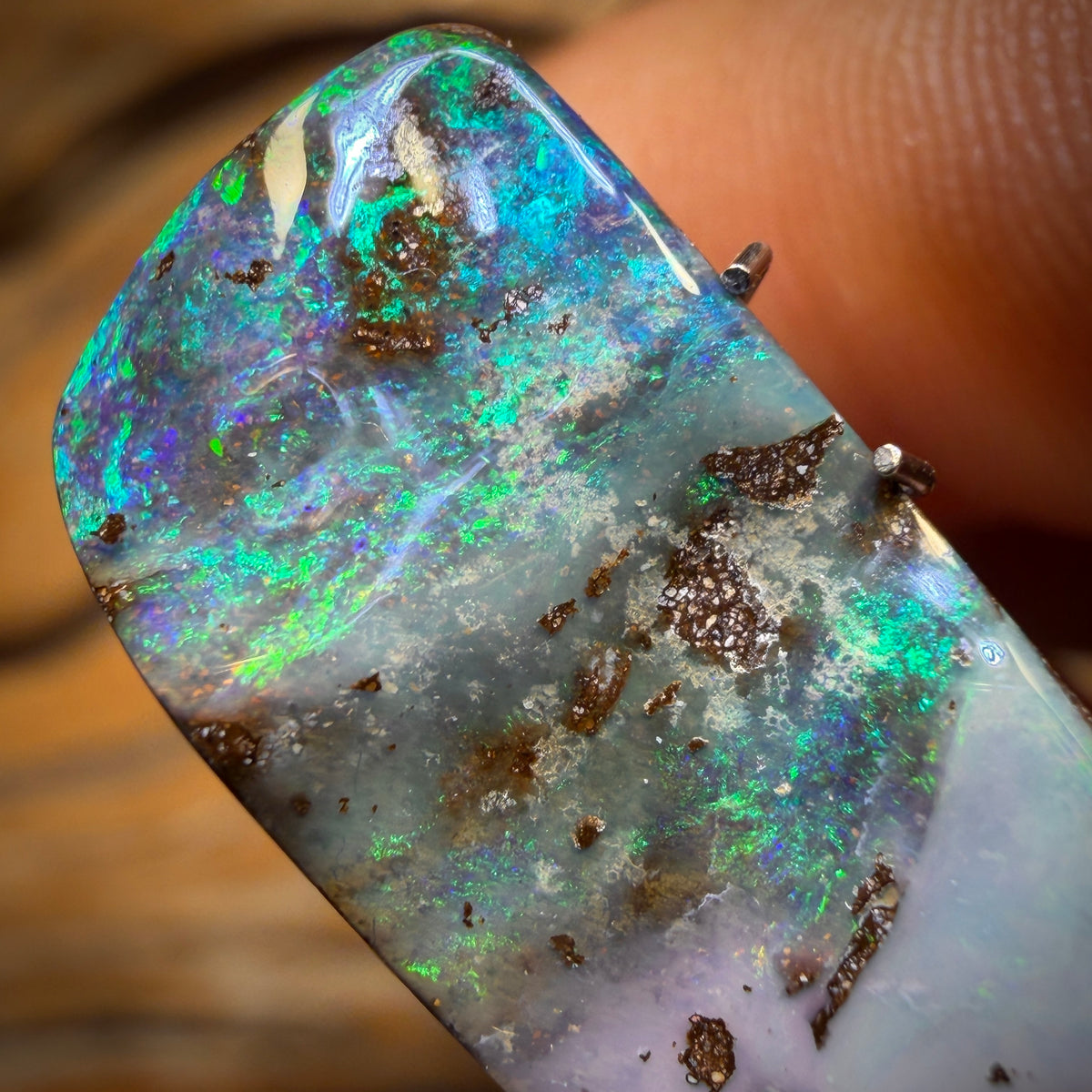 8.3cts - “The Wave”Queensland Boulder Seam Opal