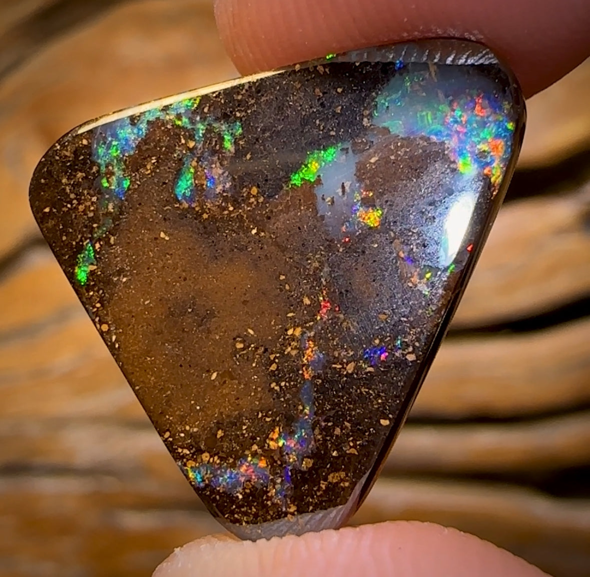 12.1cts - Australian Boulder Opal from Yowah with Red