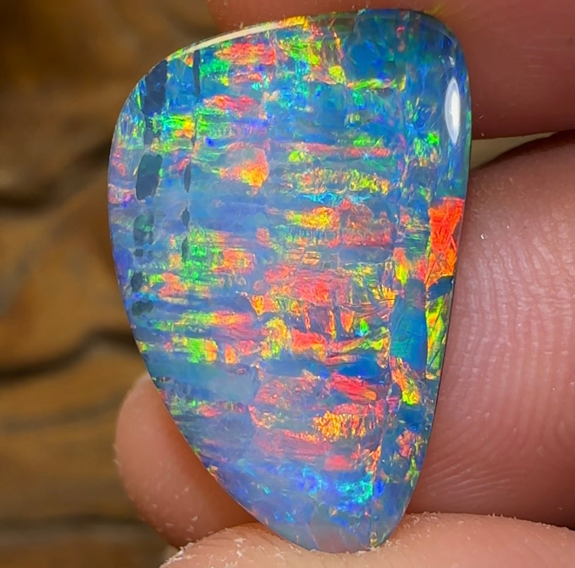 6.1cts - Largest Australian Boulder Opal Doublet Heritage Collection - Opal Whisperers