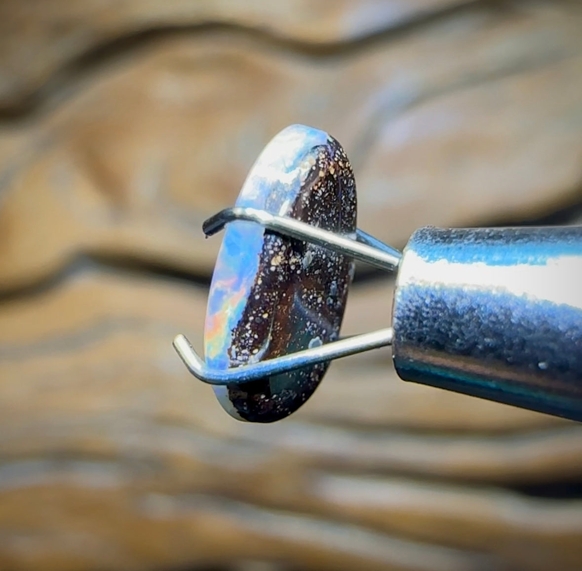 1.1cts - Gem Quality Queensland Boulder Opal from Winton - Opal Whisperers