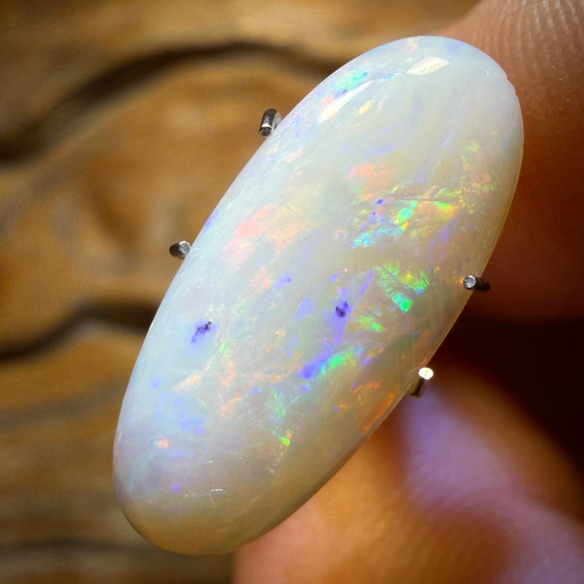 4.1cts - South Australian White Opal from Coober Pedy