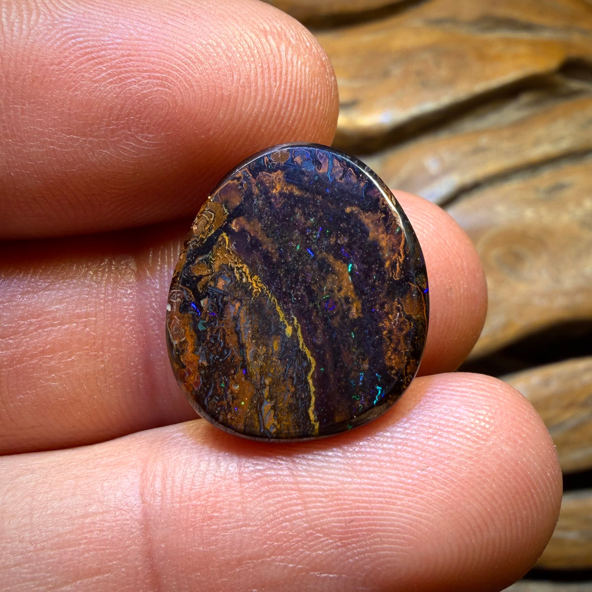 18.3cts - Tribal Queensland Boulder Opal from Yowah