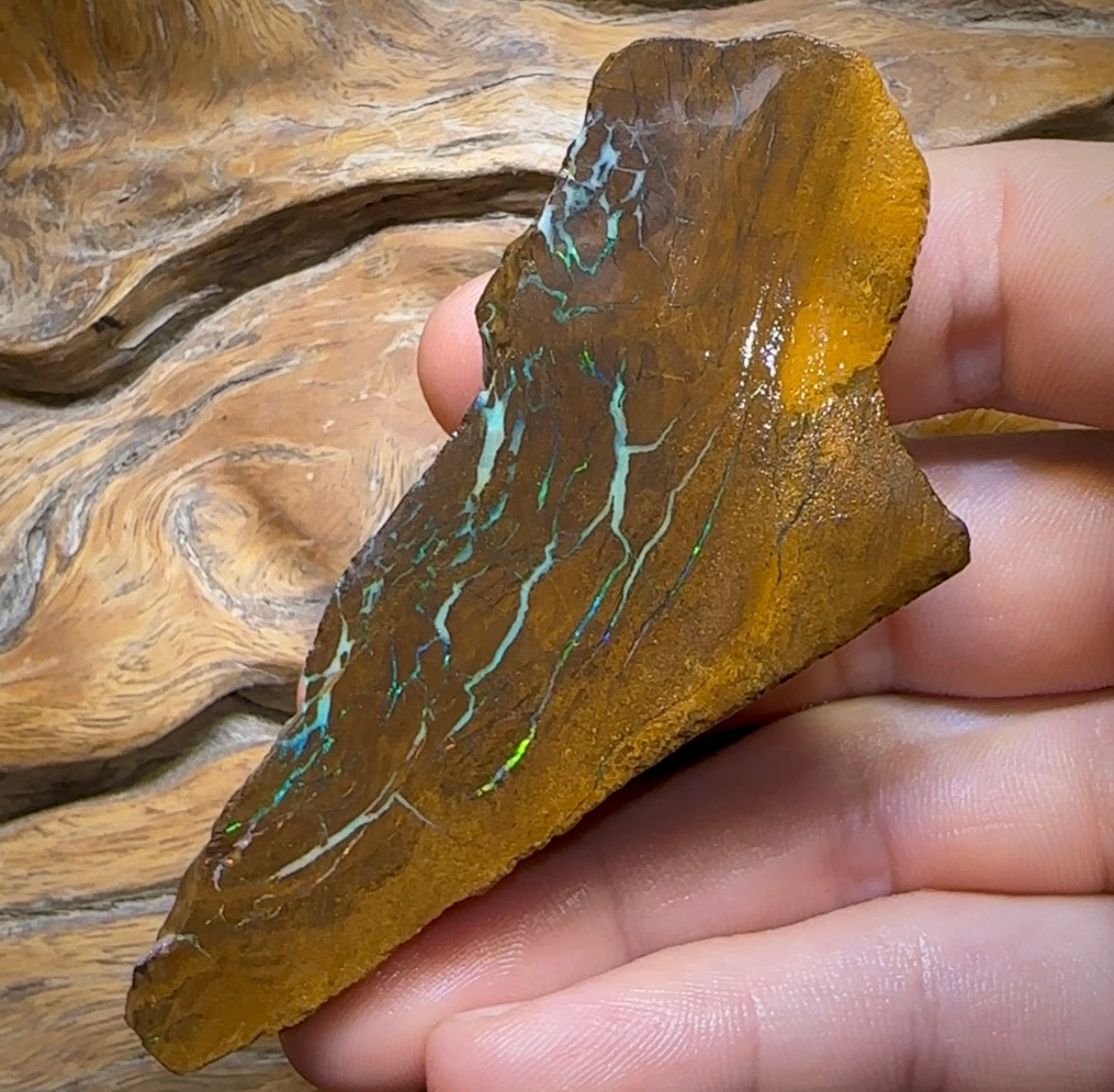 390.2cts - Australian Boulder Opal Rub - Opal Whisperers