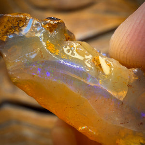 🔨 AUCTION 🔨 50.8cts - Yowah Nut Crystal Centre Opal Rough Piece