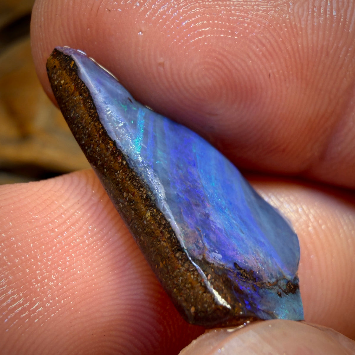 TGIF 13.7cts - Queensland Boulder Seam Opal Rub