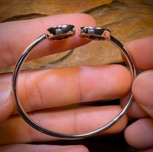 Sterling Silver - Latest Design Solid Australian Boulder Opal Bracelet