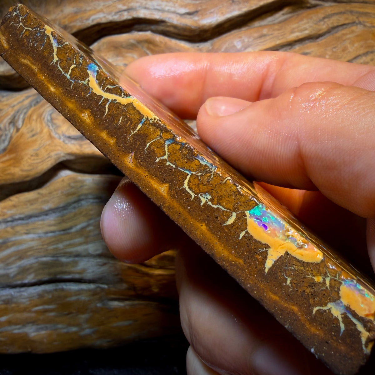 Dad Card! 683cts - Queensland Boulder Seam Opal Rough Specimen Piece