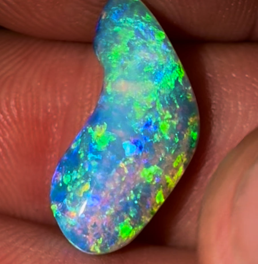 5.5cts - “Euphoria” A Breathtakingly Brilliant Boulder Pipe Opal - Opal Whisperers