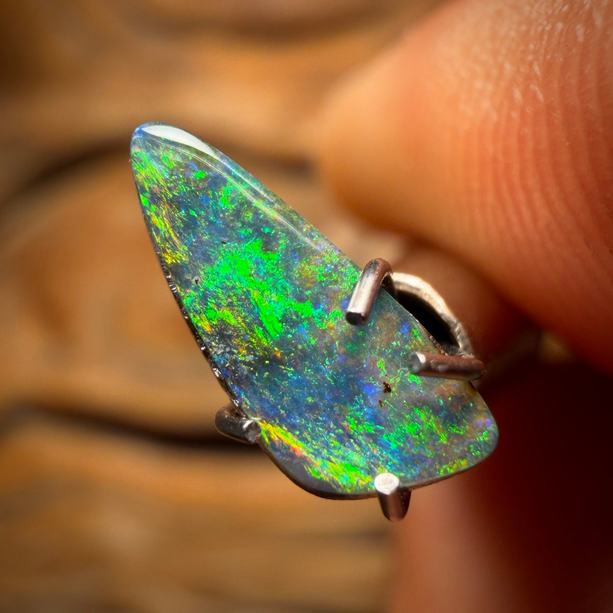 🔨 AUCTION 🔨 0.6cts - Queensland Boulder Seam Opal. Australian Opal