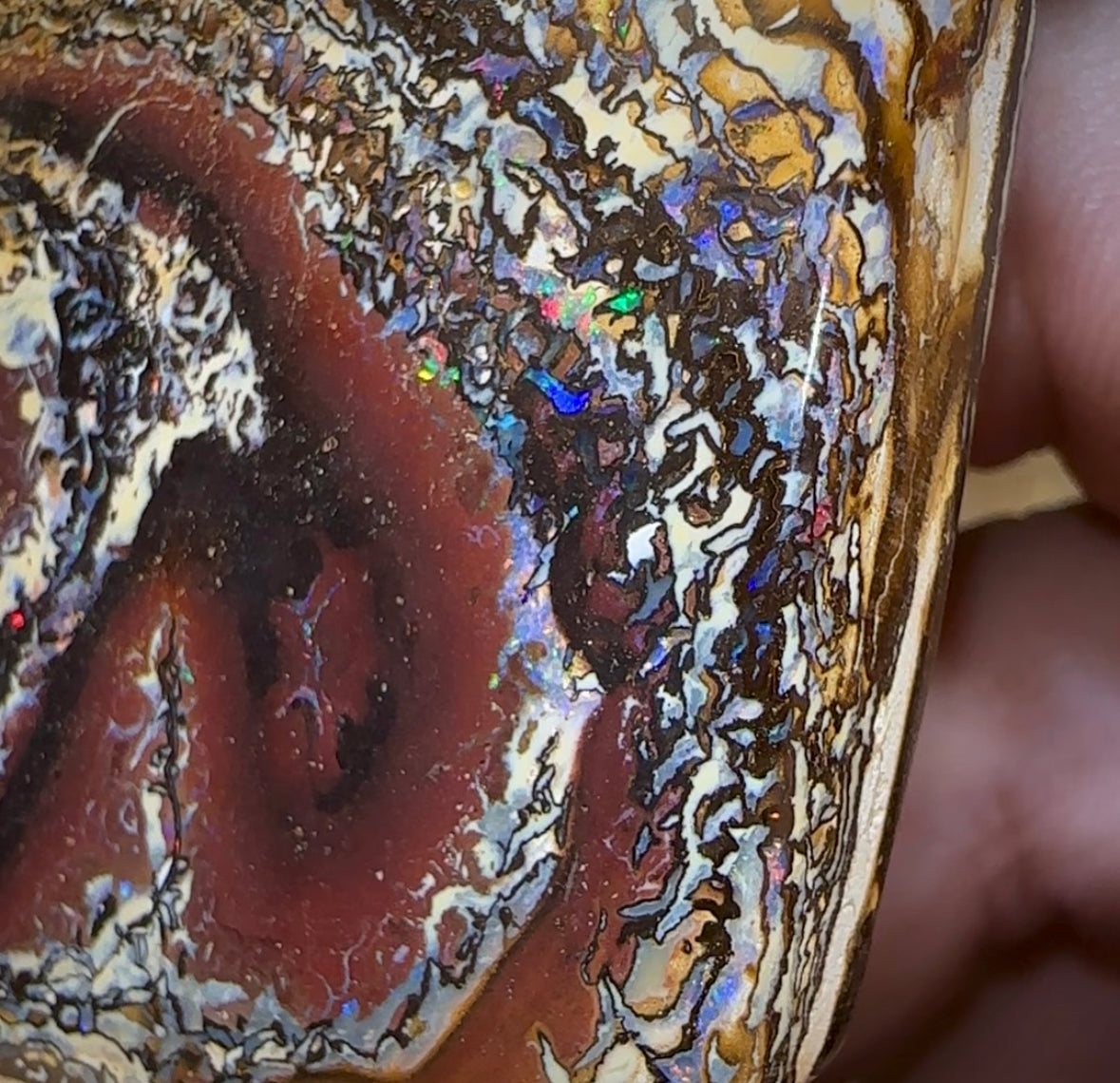 544cts - Yowah Tribal Australian Boulder Opal Specimen Polished - Opal Whisperers