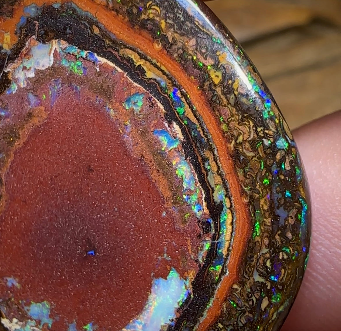 121.3cts - Owl Eyes Tribal Australian Boulder Opal Pair - Opal Whisperers