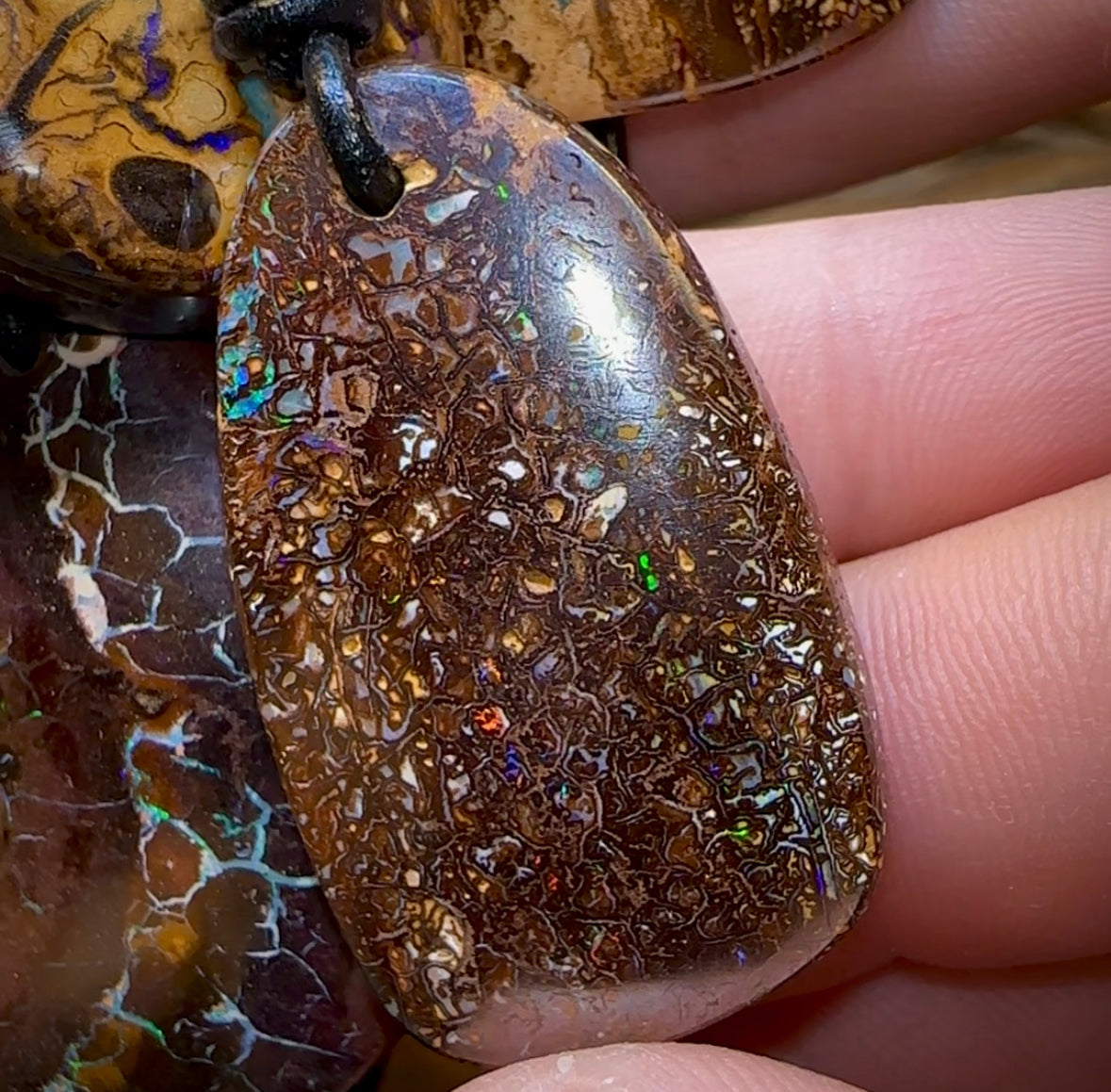 10x Drilled Yowah Boulder Opals. Bulk Wholesale Dealers Package - Opal Whisperers