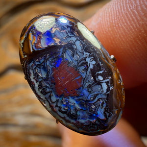 10.1cts - Tribal Yowah Nut Opal. Australian Opal