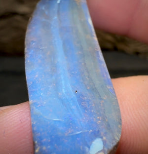 31cts - Solid Natural Boulder Opal from Quilpy - Opalwhisperers