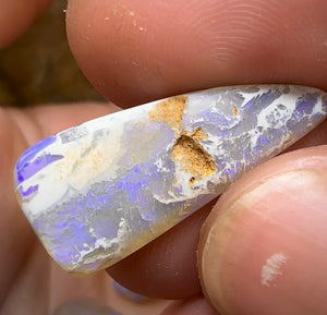 70.4cts - 7x “Fun Sones”Lightning Ridge Crystal and Black Opal Rubs - Opal Whisperers