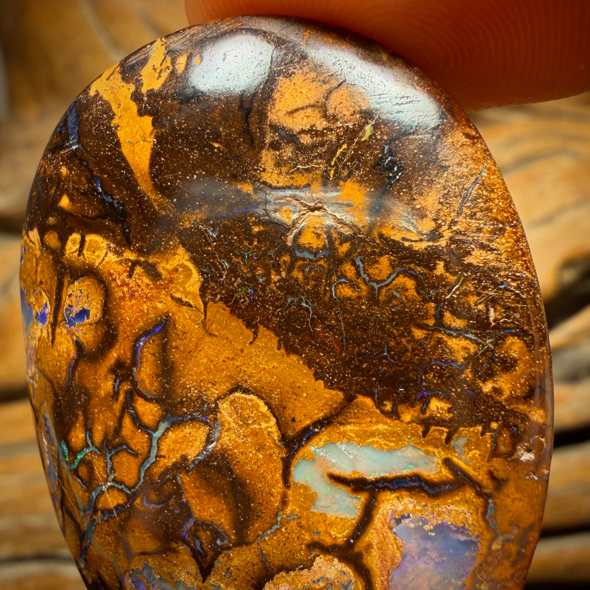 114.8cts - Tribal Queensland Boulder Opal from Yowah