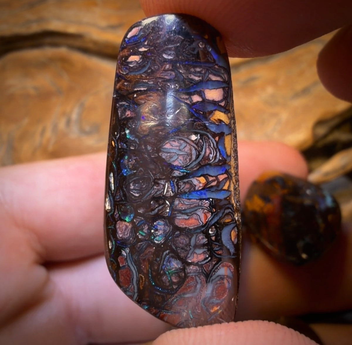 139.9cts - 5x Australian Tribal Boulder Opal’s. Wholesale Dealers Parcel
