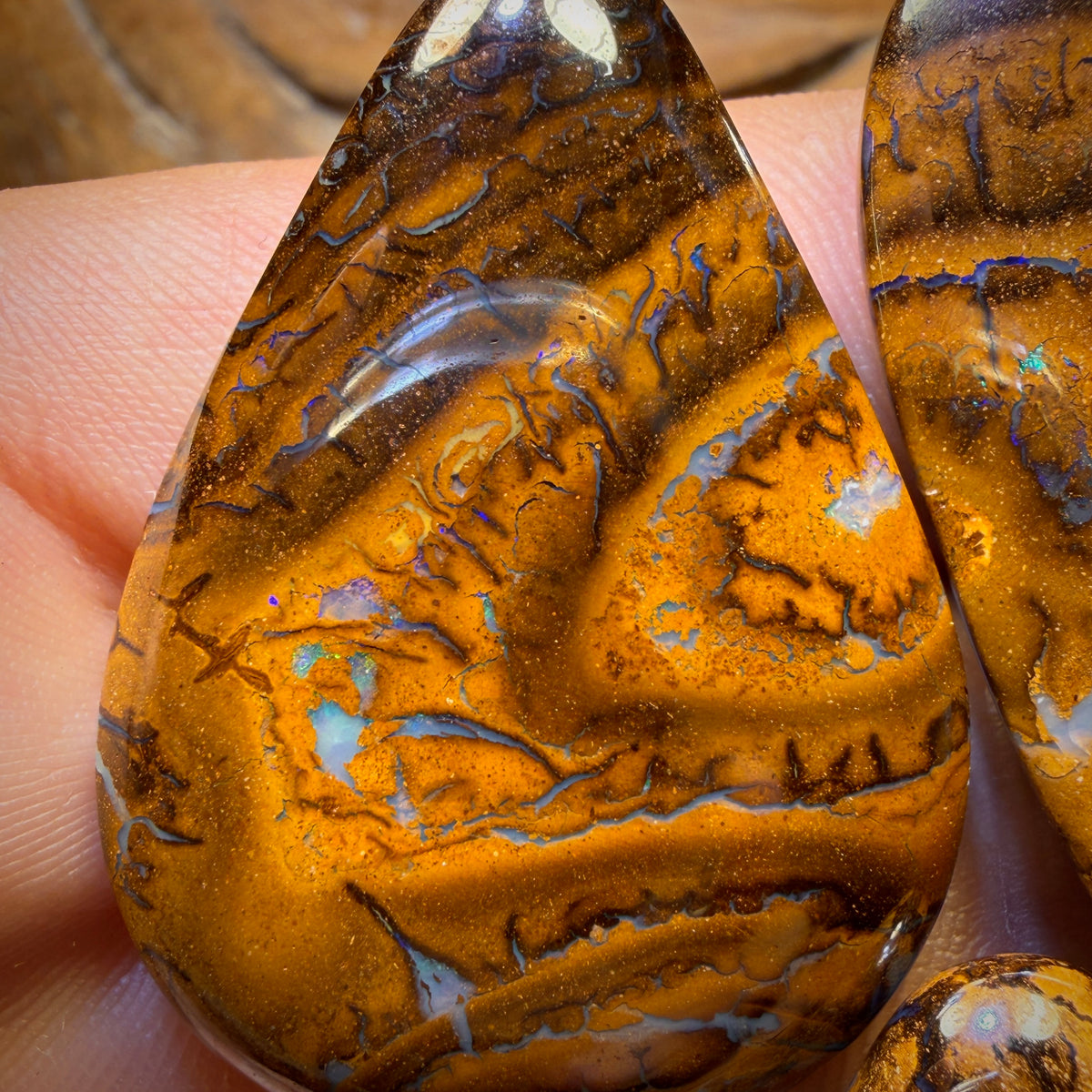 153.5cts - 3x Australian Tribal Boulder Opal’s. Wholesale Parcel