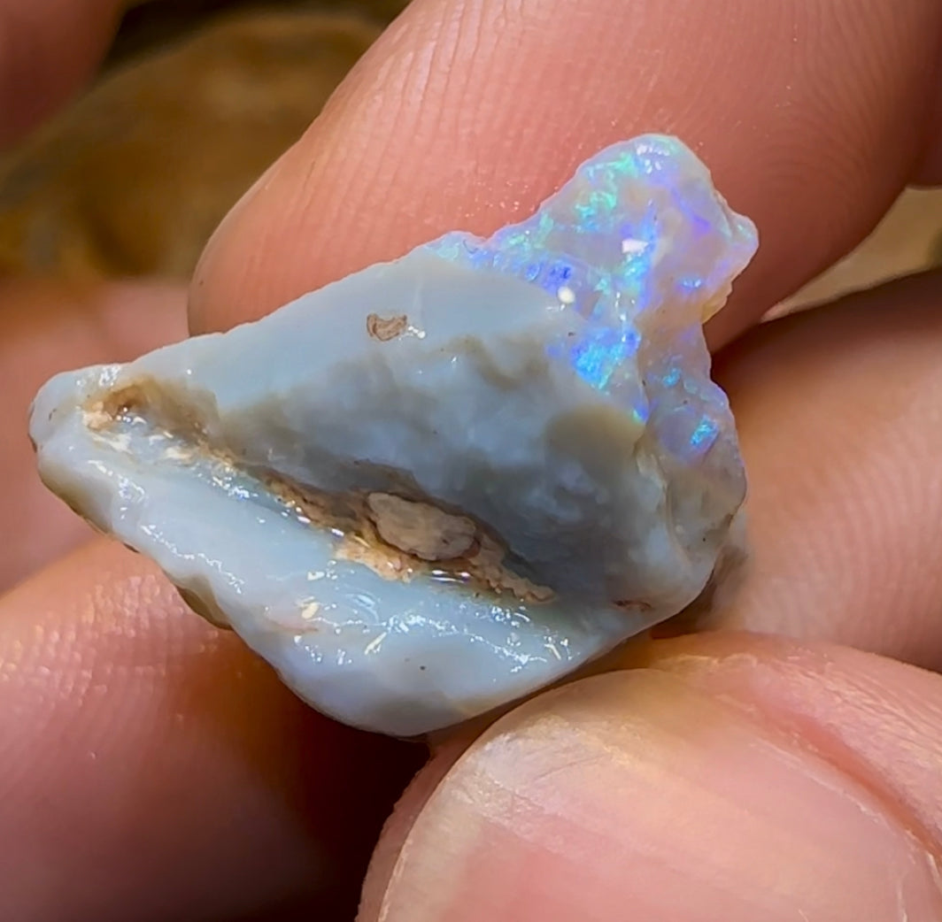 105cts - 10x Lightning Ridge Crystal and Dark Opal Rough Parcel - Opal Whisperers