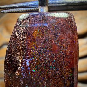 Bargain Card! Solid Queensland Boulder Opal Pendant
