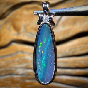 🔒Sterling Silver - WHOLESALE 9 PIECE PENDANT PARCEL. Australian Boulder Opal Doublet Jewellery