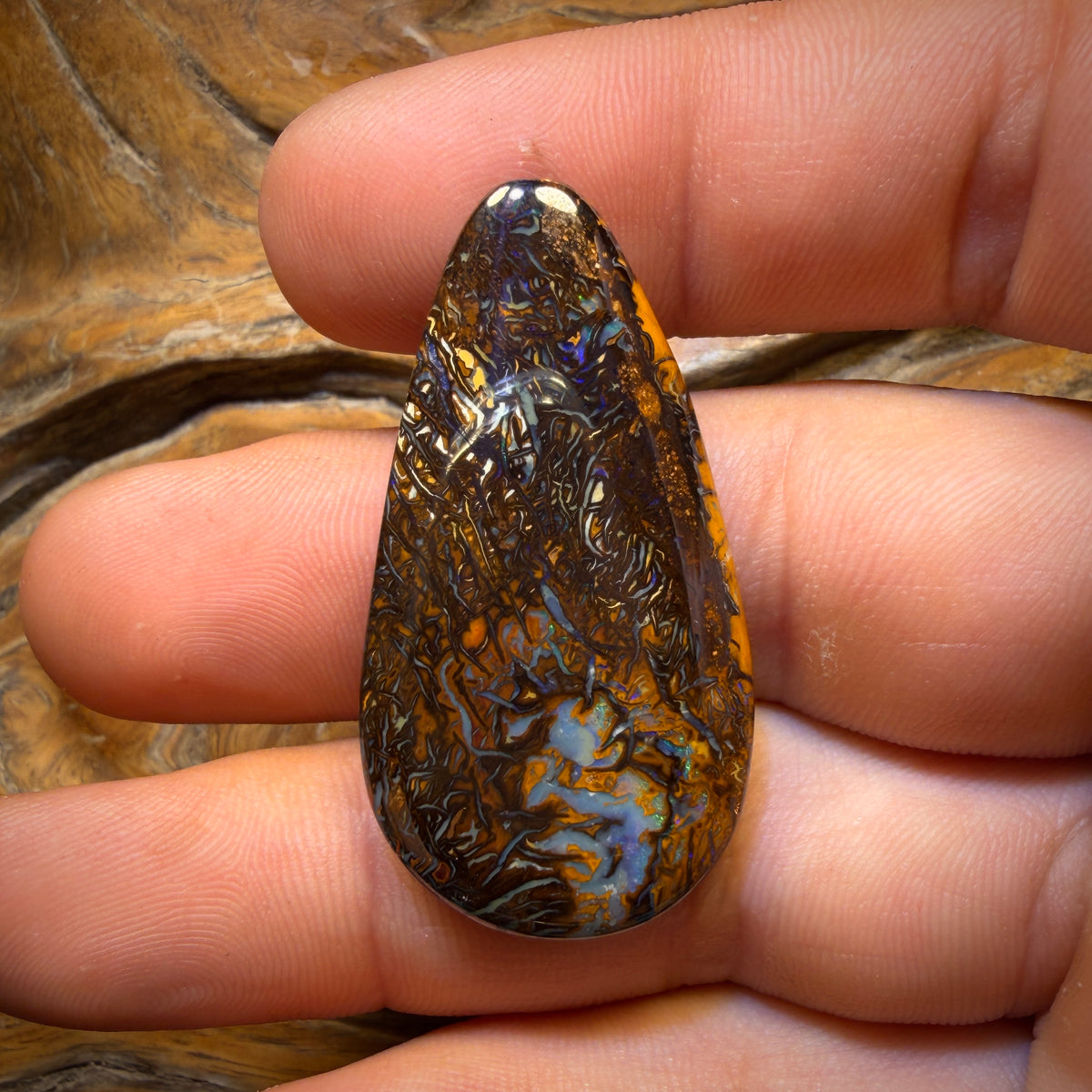 51.3cts - Tribal Koroit Nut Opal. Double Sided