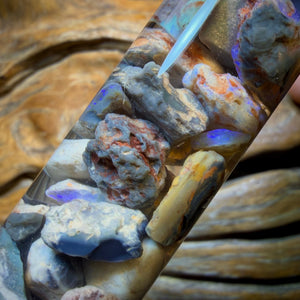 Wild Card! 132.4cts - Lightning Ridge Opal Vial