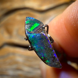 2.1ct - Queensland Boulder Seam Opal. Australischer Opal