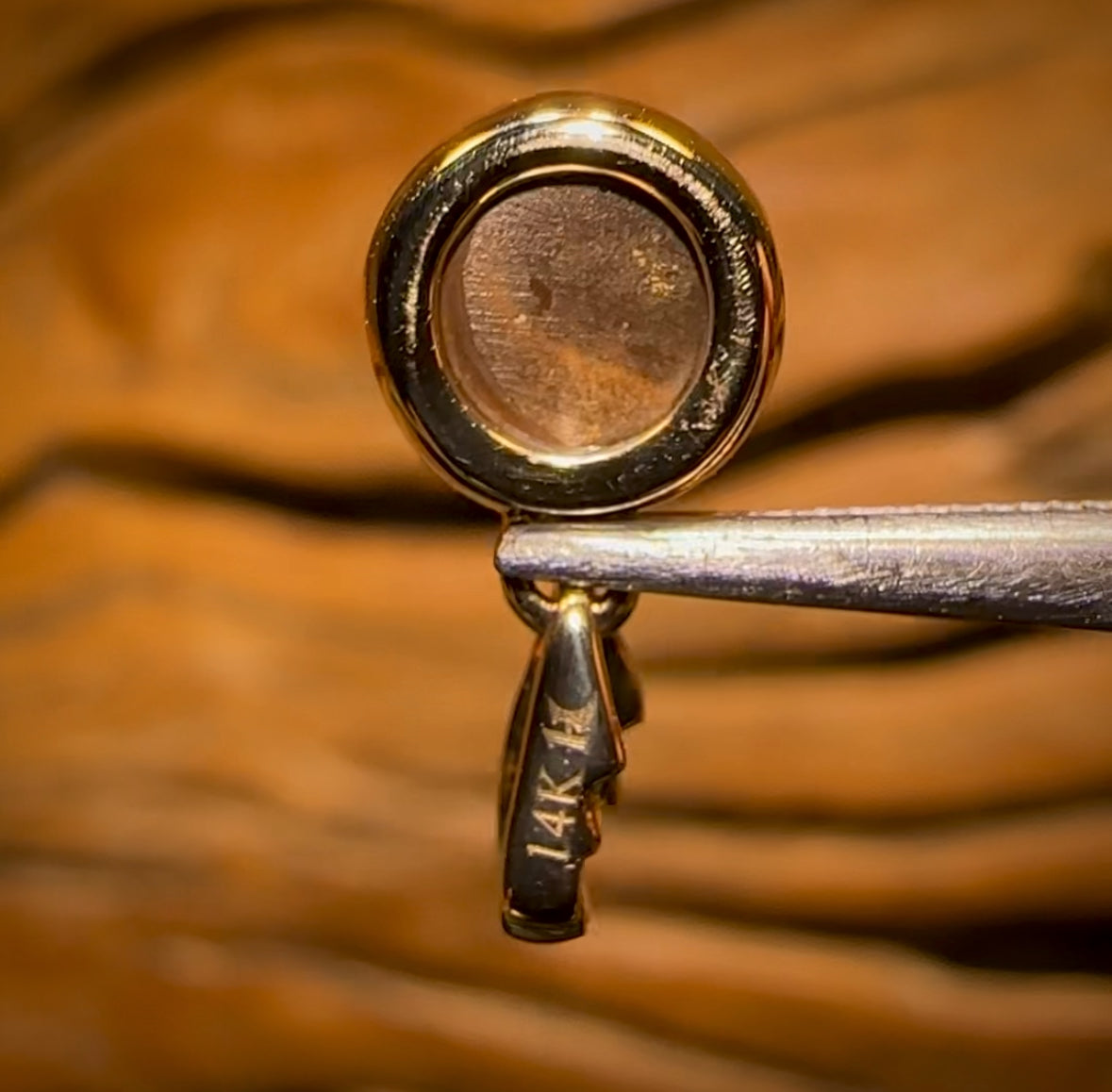 14k Gold - Queensland Boulder Opal Doublet Pendant