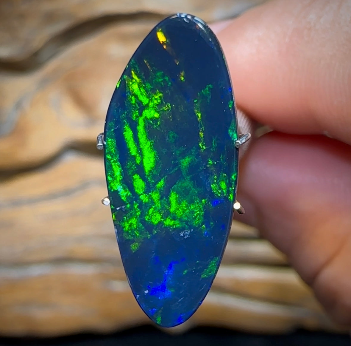 5.9cts - Australian Boulder Opal Doublet - Opal Whisperers