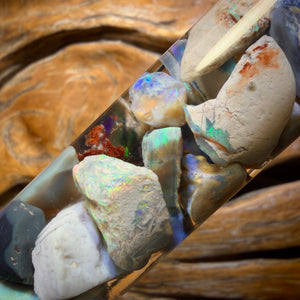 122.8cts - Lightning Ridge Opal Vial