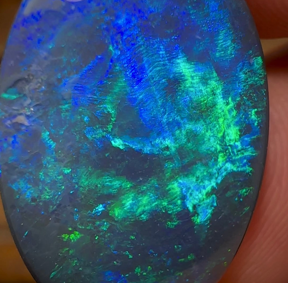 13.4cts - Australian Black Opal from Lightning Ridge - Opal Whisperers