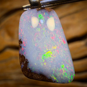 Solid Queensland Boulder Seam Opal Pendant