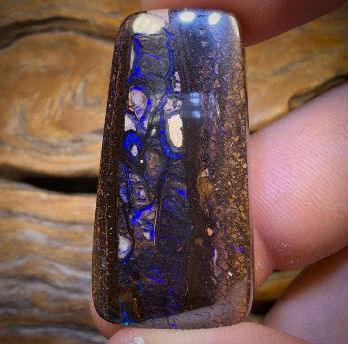 70.5cts - Tribal Australian Boulder Opal from Koroit