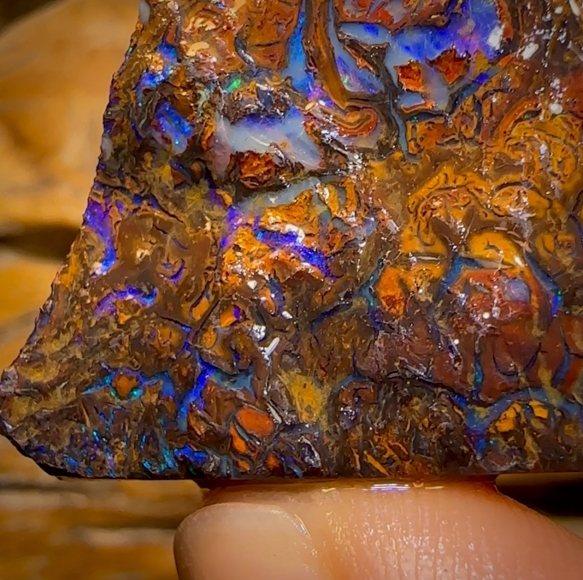 WILDCARD CUTTER!!! 141.8cts - Tribal Yowah Nut Opal Rough Piece. Australian Opal