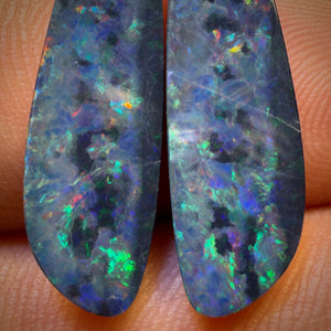 6,8 carats - Paire d'Opales Boulder d'Australie