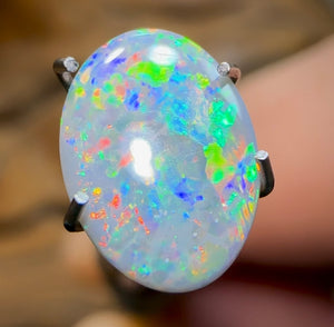 0.96cts - Lightning Ridge Black Opal