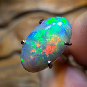 1.25cts - Lightning Ridge Black Crystal Opal
