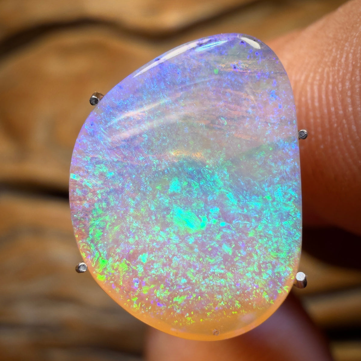 4.2cts - Solid Australian Boulder Pipe Crystal Opal