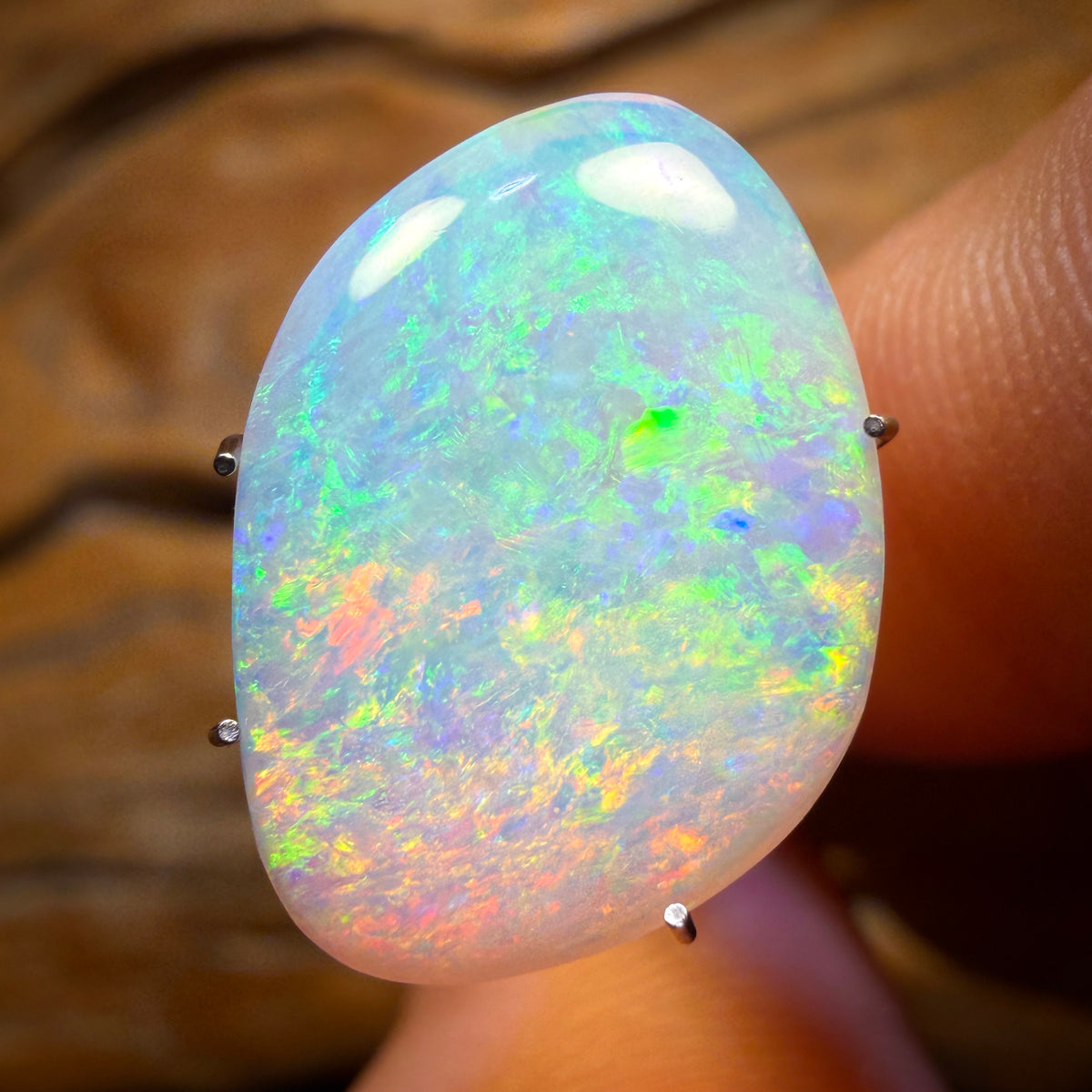 4.6cts - Gem Rare South Australian Crystal Opal from Mintabie