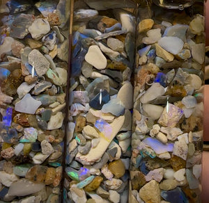 145cts Lightning Ridge Opal Rough Vials. BULK LISTING