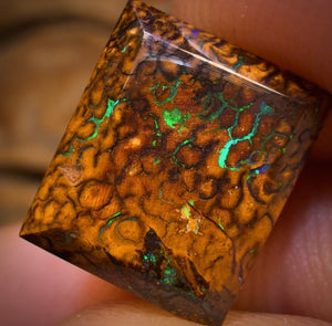 7.05cts - Yowah Nut Opal. Full Face / Tribal Double Sided