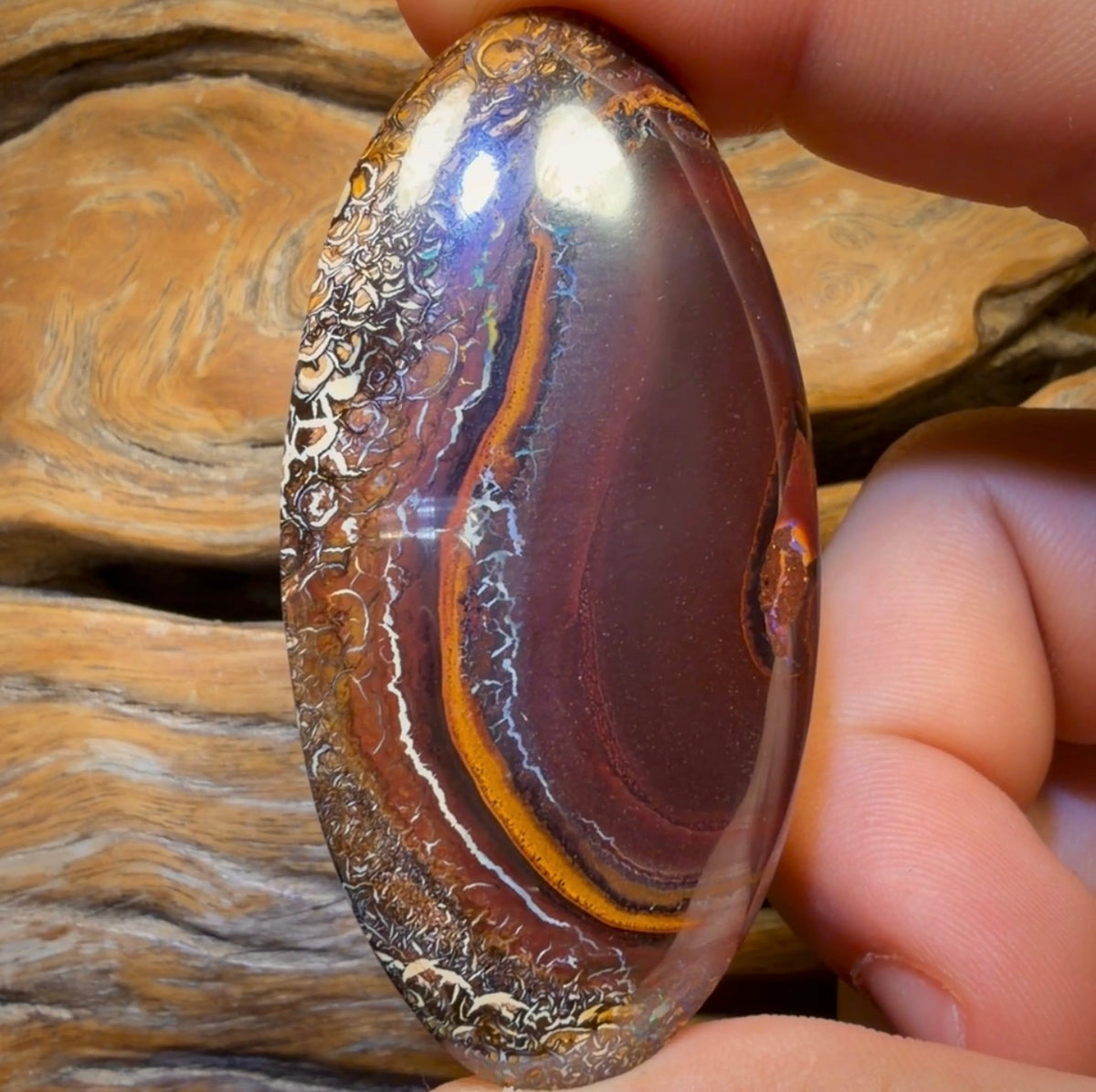 162.7cts - Tribal Yowah Nut Opal. Australian Opal Bargain $1/Ct