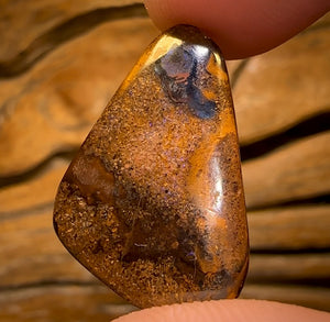 “Purple Kernels” 17.1cts - Yowah Nut Kernel Opal. Australian Boulder Opal