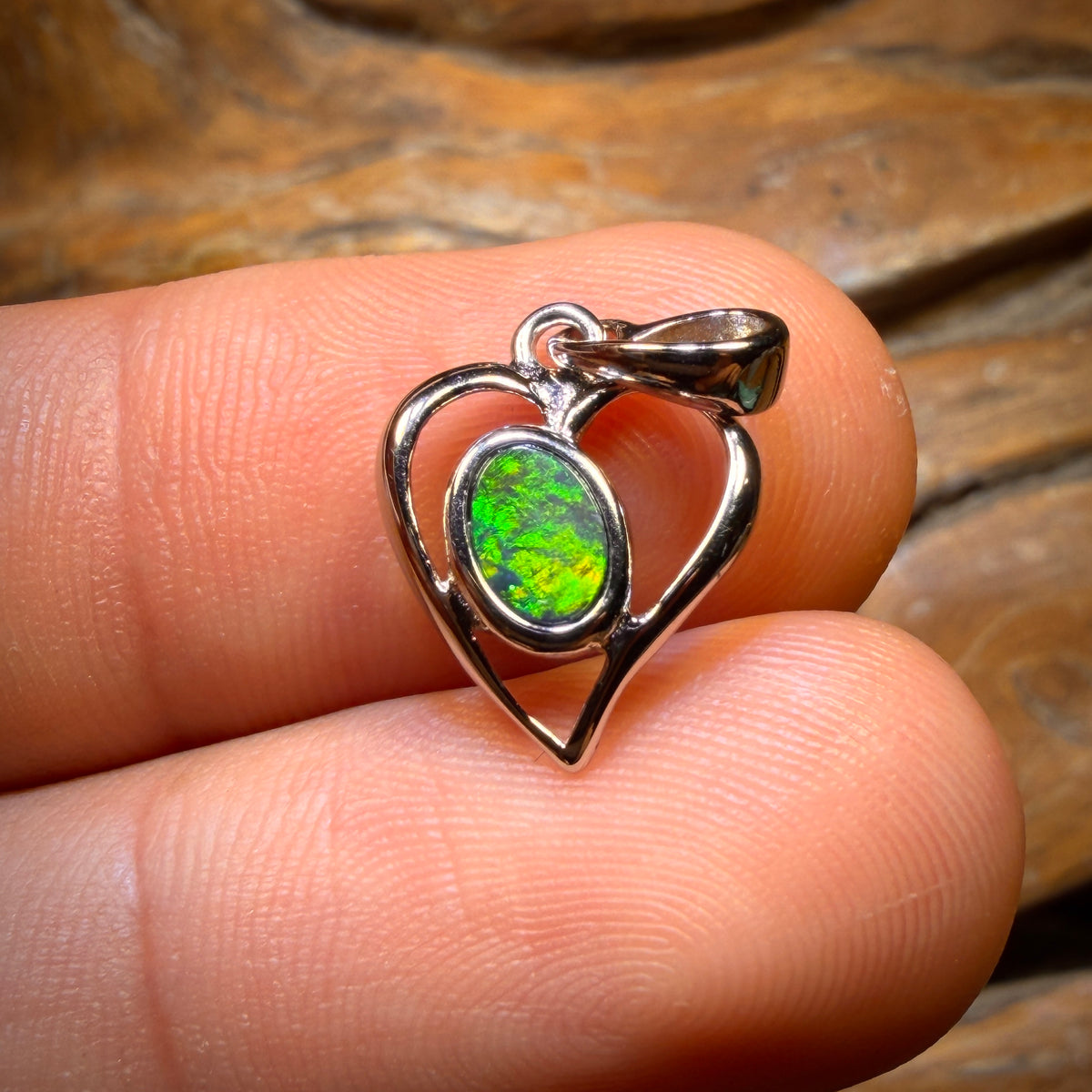 Sterling Silver - “So Sweet” Queensland Boulder Opal Doublet Pendant