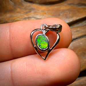 Sterling Silver - “So Sweet” Queensland Boulder Opal Doublet Pendant