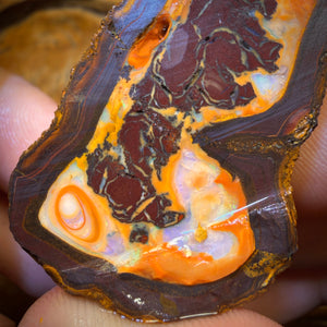 310.5cts - Yowah Nut Partial Crystal Centre Rough Specimen Pair