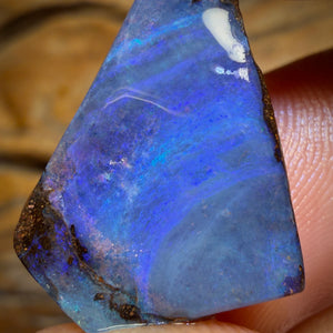 TGIF 13.7cts - Queensland Boulder Seam Opal Rub